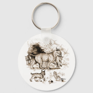 Chaveiro Família do lince