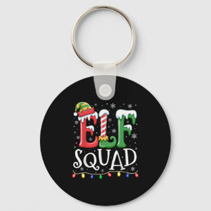 Chaveiro Família Elf Coincidência de Natal Pijama Xmas Squ 