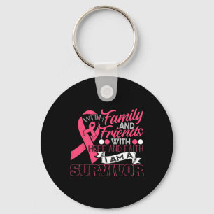Chaveiro Família Esperança Fé Eu Sou Um Sobrevivente Cancer