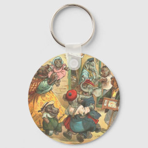 Chaveiro Família Hippo Feliz