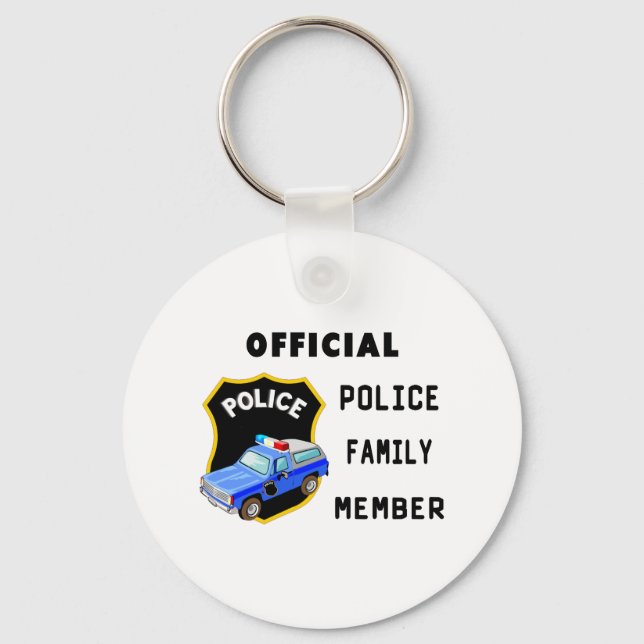 Chaveiro Família oficial da polícia (Frente)