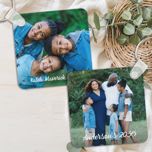 Chaveiro Família Personalizada Personalizada de 2 Fotos Mod
