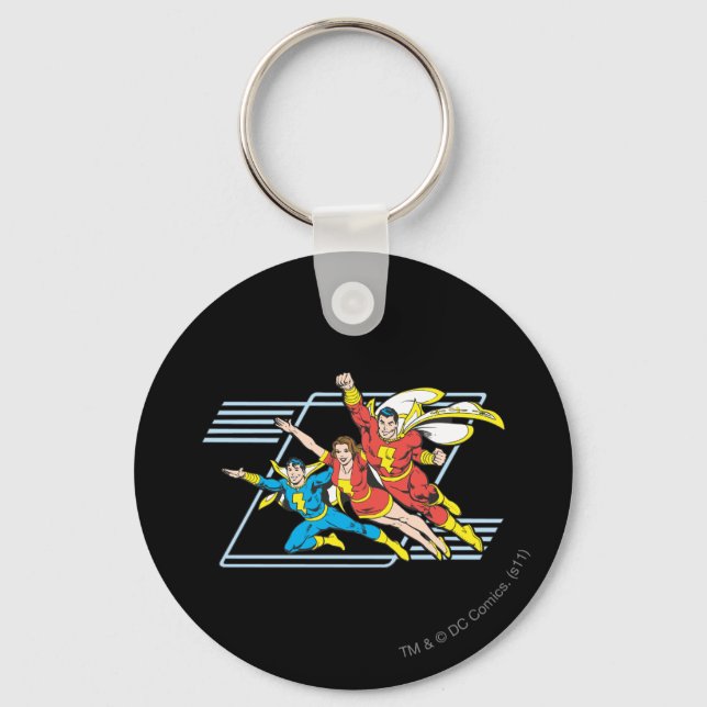 Chaveiro Família SHAZAM (Frente)