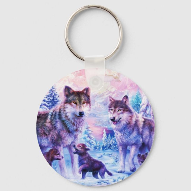 Chaveiro Família Wolf (Frente)