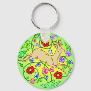 Chaveiro Fanfarrão dos cervos de Folkart que funciona