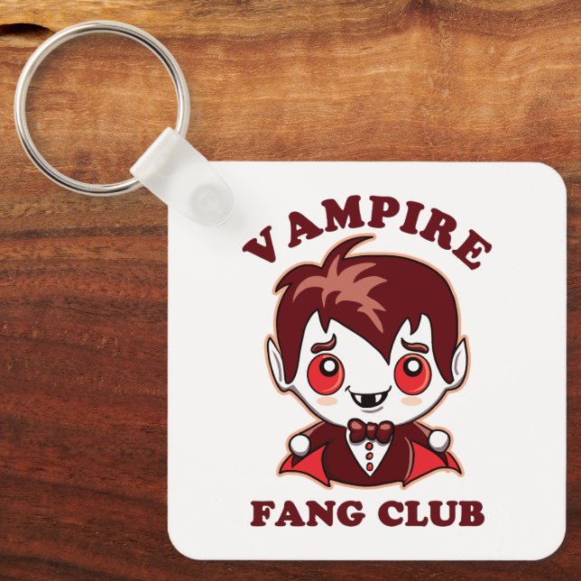 Chaveiro Fang Club | Canhões Engraçados E Vampiros Bonitos (Frente)