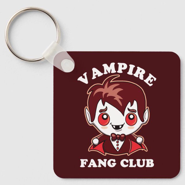 Chaveiro Fang Club | Canhões Engraçados E Vampiros Bonitos (Frente)