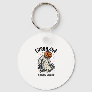 Chaveiro Fantasia de Abóbora Fantasma Erro 404 de Halloween