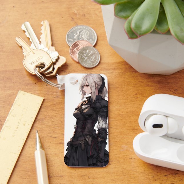 Chaveiro Fantasia de Anime de Menina Bonita (Mesa)