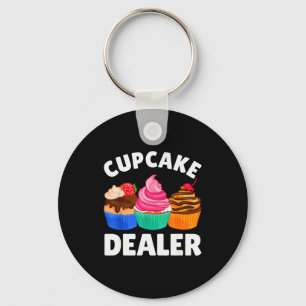 Chaveiro Fantasia de Cupcake Legal Para Homens Mulheres Ama