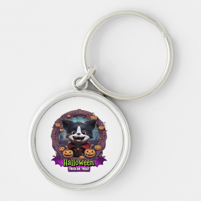 Chaveiro Fantasia de Halloween para Cachorro (Frente)