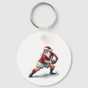 Chaveiro Fantasia de Natal Jogando Papai Noel