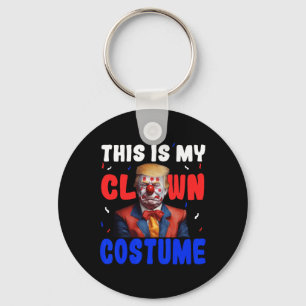 Chaveiro Fantasia de Palhaço Anti Trump Engraçado Halloween