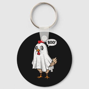 Chaveiro Fantasia engraçada de Halloween de Frango Fofo Boo