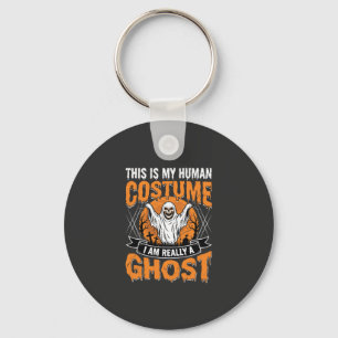 Chaveiro Fantasia Humana de Fantasma de Halloween Engraçada