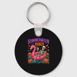 Chaveiro Fantasias de esqueleto de halloween de verão assus