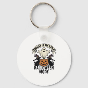 Chaveiro Fantasias de Fantasma de Halloween Gato Abóbora As