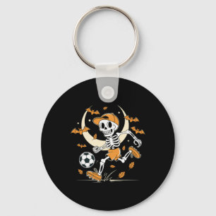 Chaveiro Fantasias engraçadas de futebol de esqueleto para
