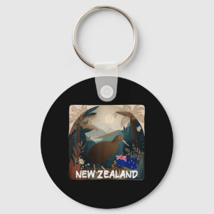 Chaveiro Fantasioso Disfarce de Kiwi da Nova Zelândia