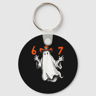 Chaveiro Fantasma Assustador Número 67 Halloween Assombrado