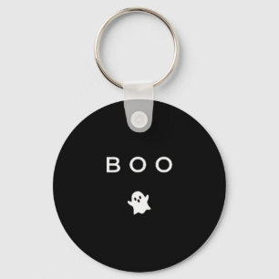 Chaveiro Fantasma Boo Halloween Sutil Mínimo Outono Diverti