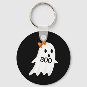 Chaveiro Fantasma Com Arco Boo Halloween Figurume Para Meni