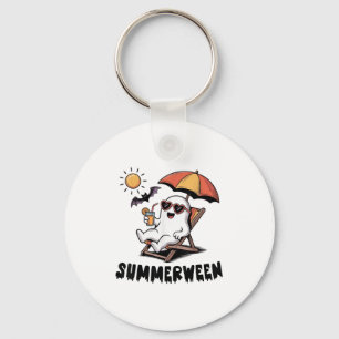 Chaveiro Fantasma Cute Spooky Com Vibas De Verão