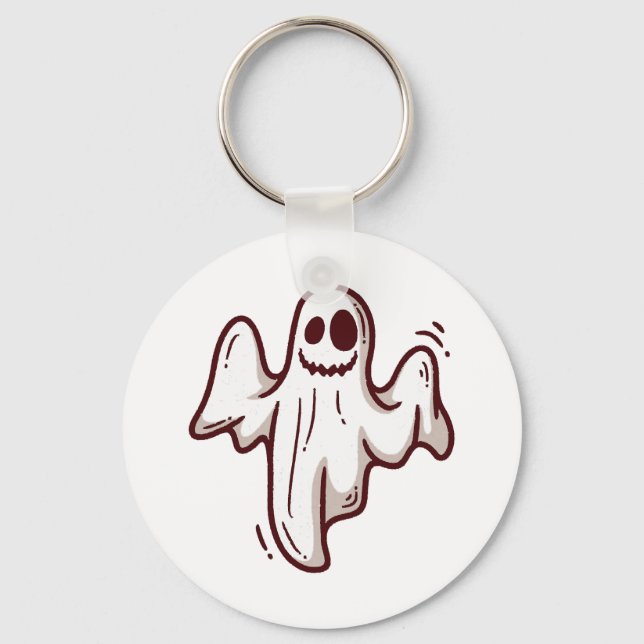 Chaveiro Fantasma de Halloween (Frente)