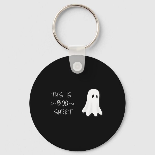 Chaveiro Fantasma De Halloween Este É O Folheto De Boas Fes (Frente)