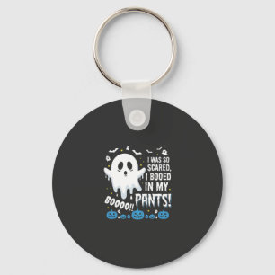 Chaveiro Fantasma de Halloween Eu Xinguei Meu Design de Cal