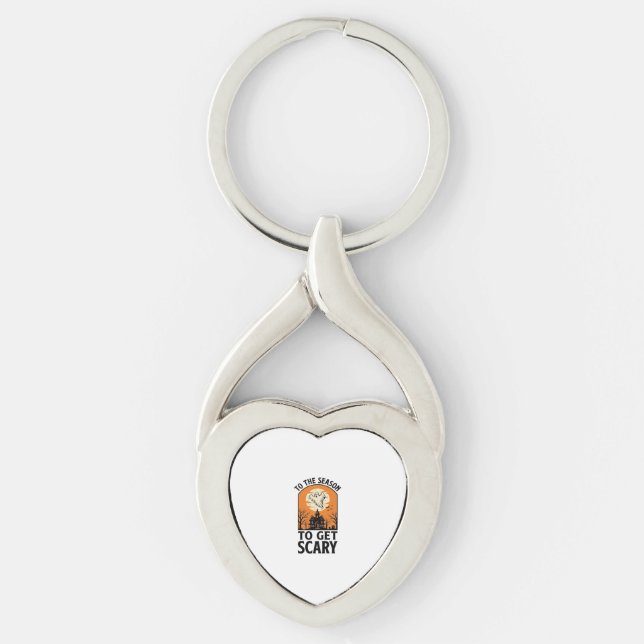 Chaveiro Fantasma de Halloween para Obter Terror Antigo Ass (Frente)