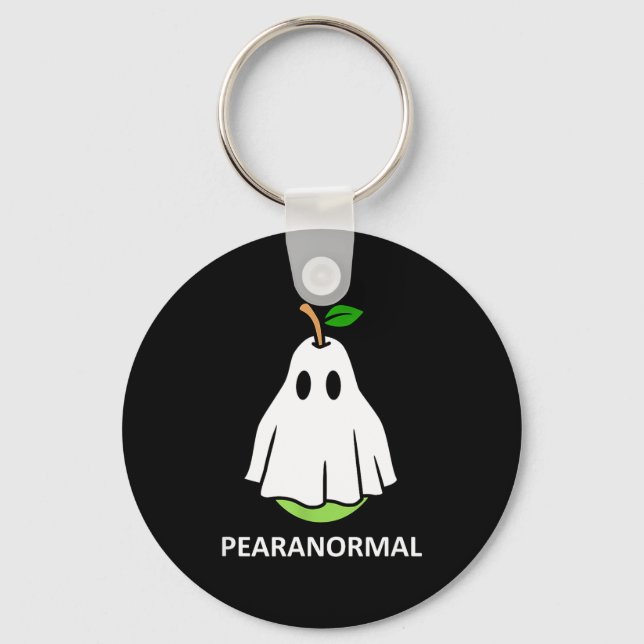Chaveiro Fantasma fofo pearanormal fantasia de halloween de (Frente)