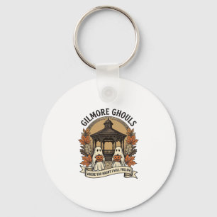 Chaveiro Fantasma Vintage de Halloween Gilmore Ghouls