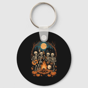 Chaveiro Fantasma Vintage E Esqueleto Por Bombeiro Gothic H