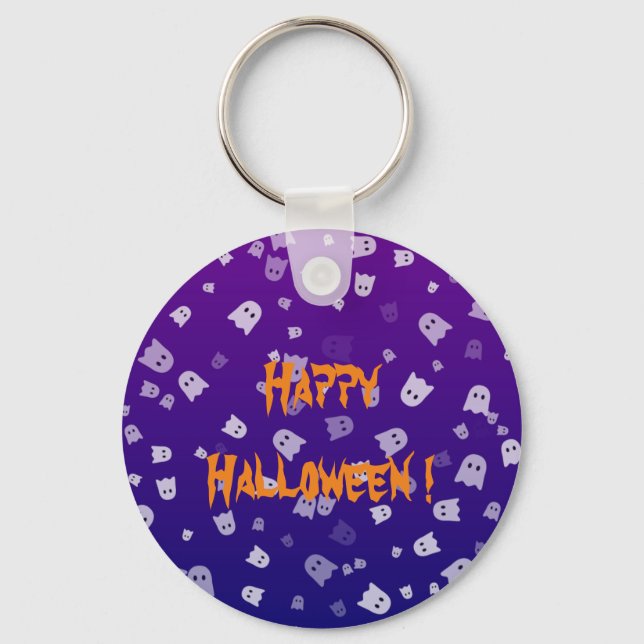 Chaveiro Fantasmas de Halloween (Frente)