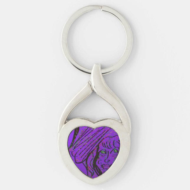 Chaveiro Fantasy Art Twisted Heart Keychain (Frente)