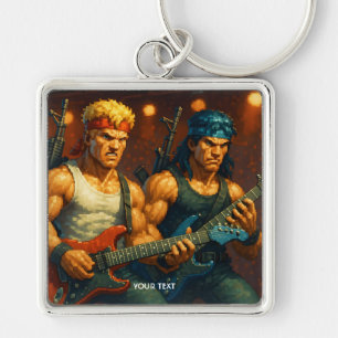 Chaveiro Fantasy - Banda de Rock Pixelizada