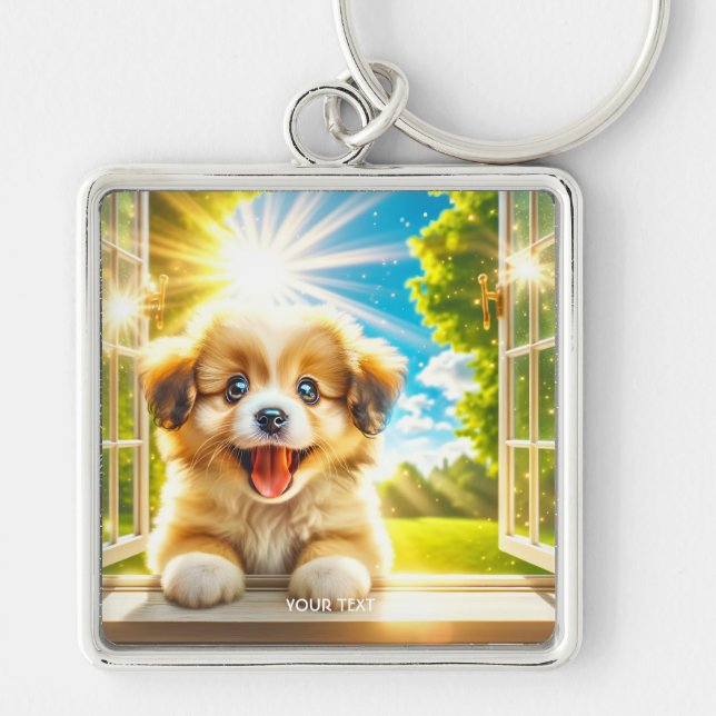 Chaveiro Fantasy - Cachorro-Sol-Bebê (Frente)