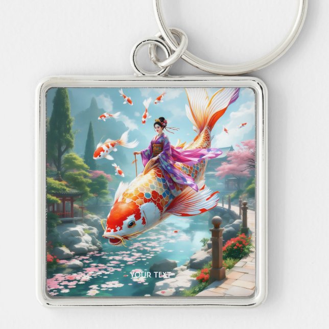 Chaveiro Fantasy Cuide Fish Japonês Girl (Frente)