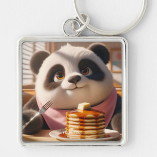 Chaveiro Fantasy Cuja Panda Come Pancakes