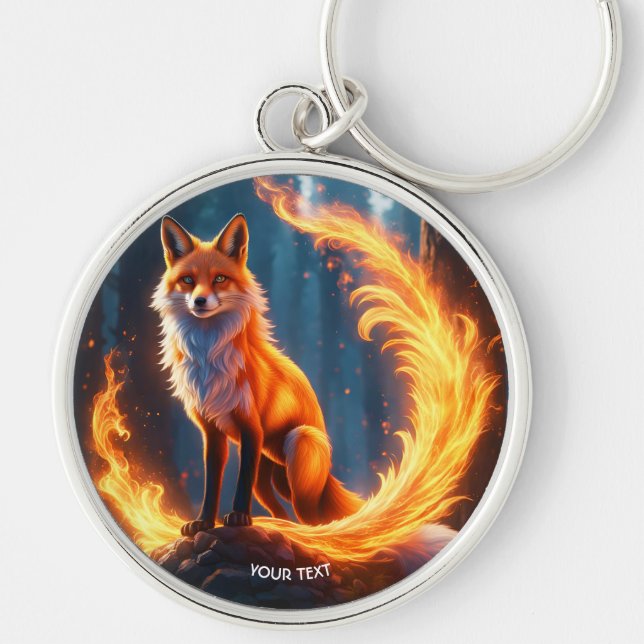 Chaveiro Fantasy Cuja Vivid Fox Fire Forest (Frente)