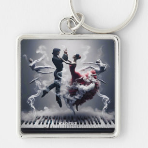 Chaveiro Fantasy Cute Dancer Ballerina Piano