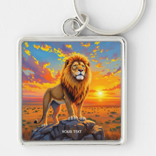 Chaveiro Fantasy Cute Desert Rock Lion