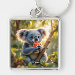 Chaveiro Fantasy Cute Koala Bebe Tree