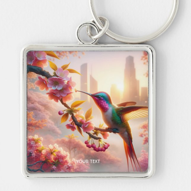 Chaveiro Fantasy Cute Sakura Bird City (Frente)