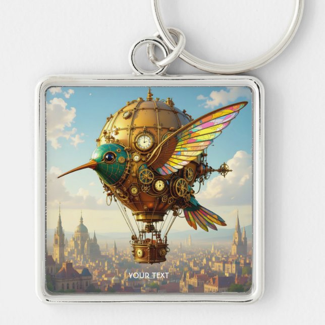Chaveiro Fantasy Cute Steampunk Sky (Frente)