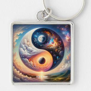 Chaveiro Fantasy Cute Surreal Yin Yang