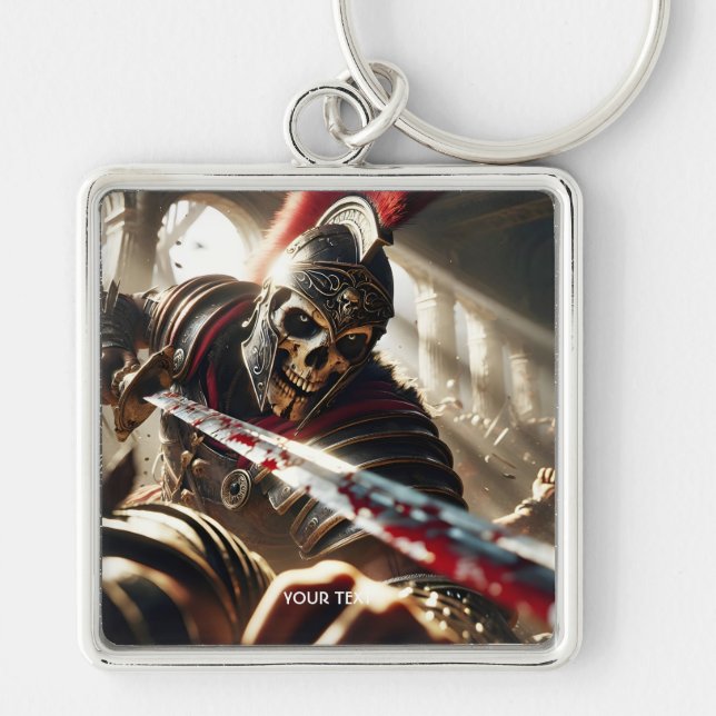Chaveiro Fantasy Cute Warrior Ancial Armor (Frente)