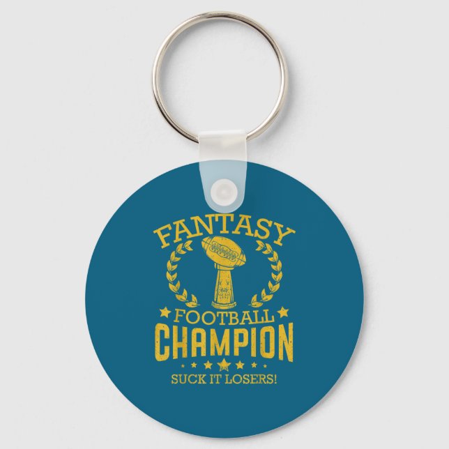 Chaveiro Fantasy Football Funny Champ Chamon  (Frente)