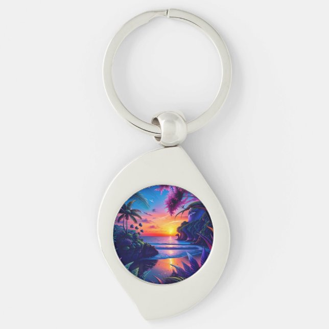 Chaveiro Fantasy Tropical Beach Two (Frente)